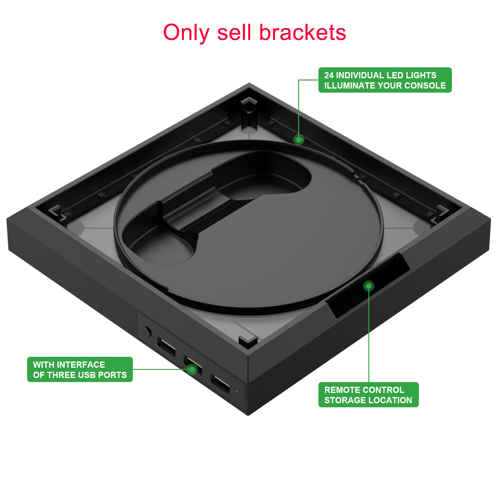 Gaming Console Handle - قاعدة ل Xbox سلسلة X/S قابل
