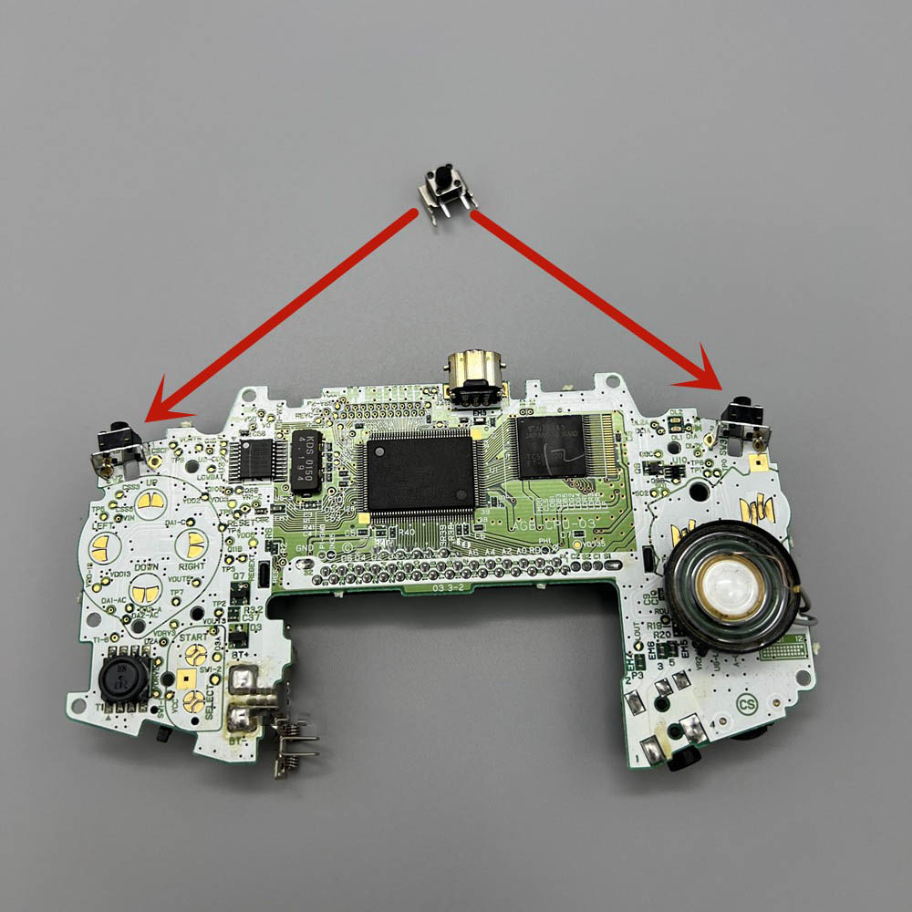 Gaming Console Buttons - لوحدة التحكم في الألعاب GBA اللوحة