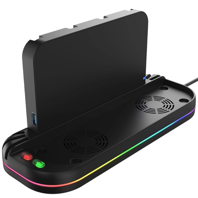 Gaming Console Design - Q6PA مروحة قاعدة محمولة وشواحن وحدة