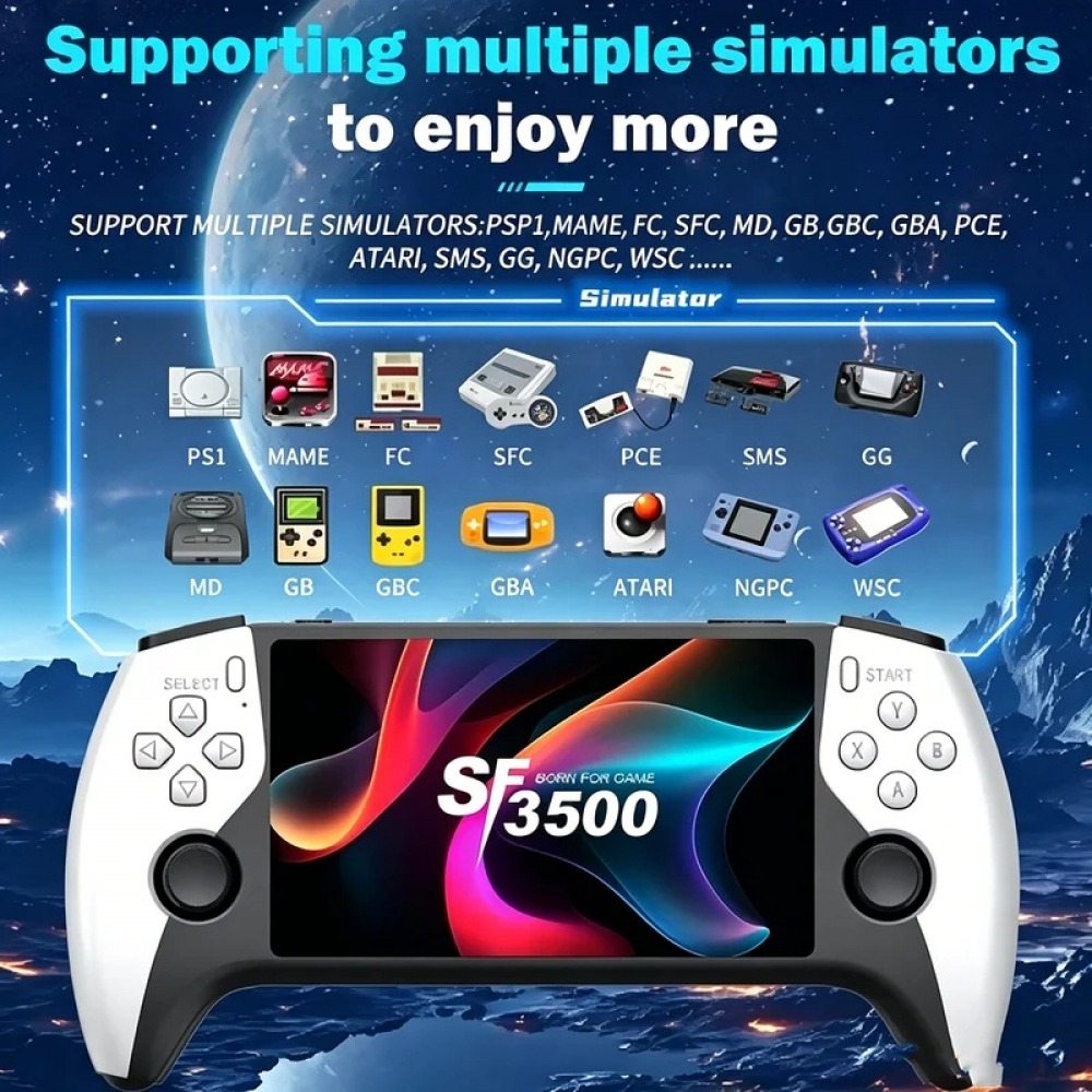 Gaming Console Buttons - جهاز ألعاب محمول SF3500 بشاشة 5