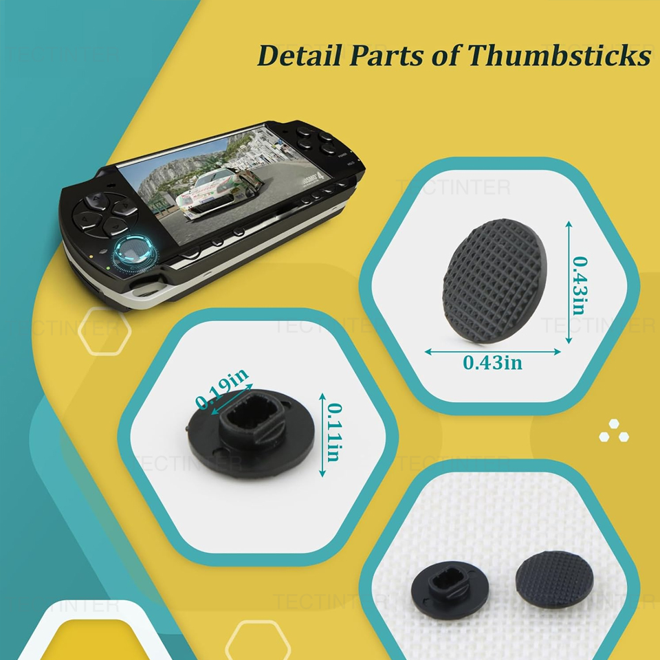 قطع غيار بديلة لإصلاح غطاء عصا - مراجعة Gaming Console Buttons وسعره