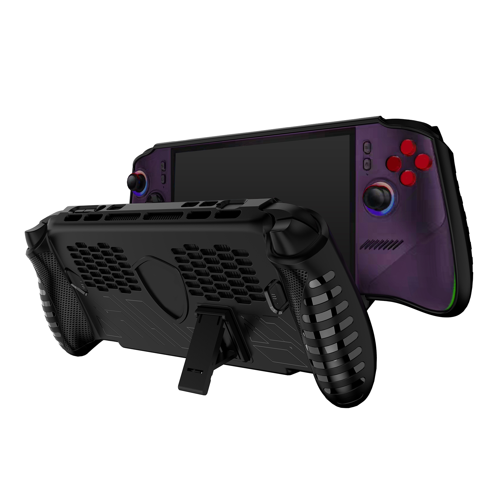 غطاء حماية من مادة TPU مع حامل - مراجعة Gaming Console Design وسعره