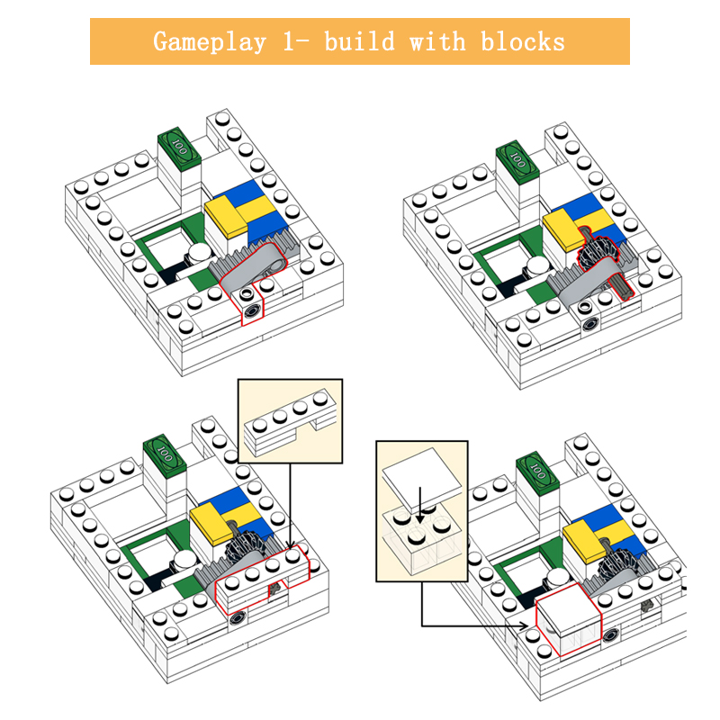 Moc اللبنات لغز مربع قوس قزح ا - مراجعة Gaming Console Lego وسعره