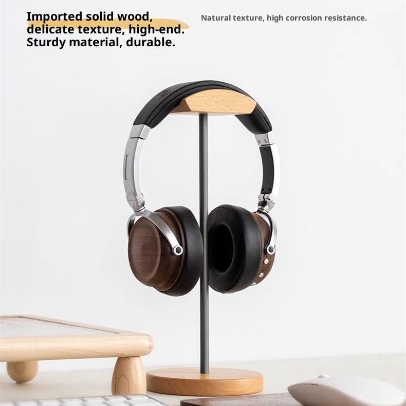 حامل سماعات رأس من خشب الجوز ا - مراجعة Headset Gaming Console وسعره