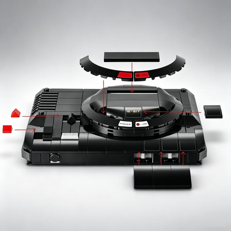2026 جديد 479 قطعة نموذج ألعاب - مراجعة Gaming Console Lego وسعره
