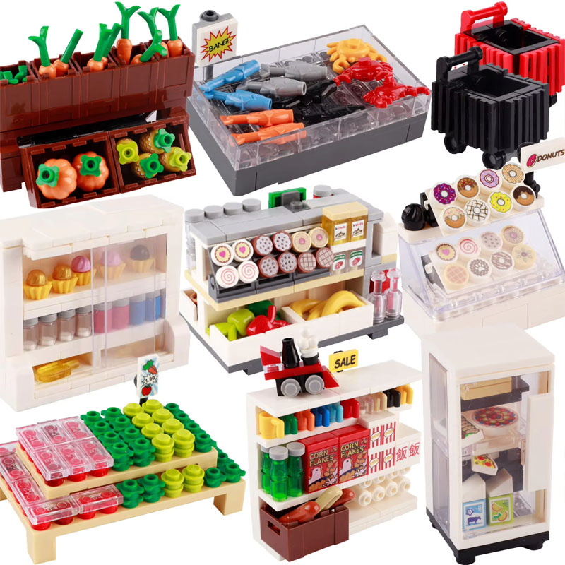 MOC مدينة شارع المشهد اللبنات  - مراجعة Gaming Console Lego وسعره