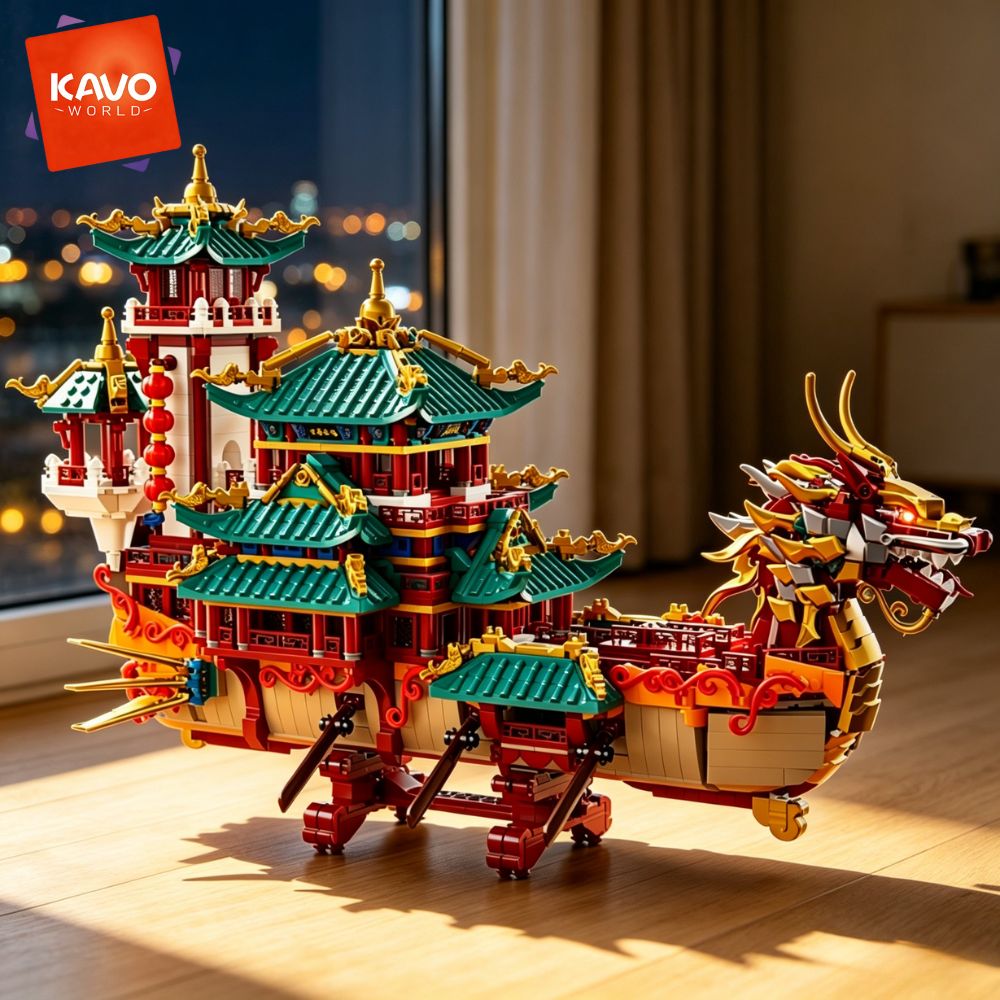 KAVOWORLD 2453 قطعة مكعبات بنا - مراجعة Gaming Console Lego وسعره