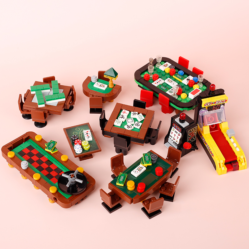 وحدات بناء طاولة بوكر MOC-City - مراجعة Gaming Console Lego وسعره