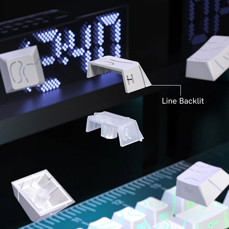 أغطية مفاتيح توبوغرافية جديدة  - مراجعة Gaming Console Letters وسعره