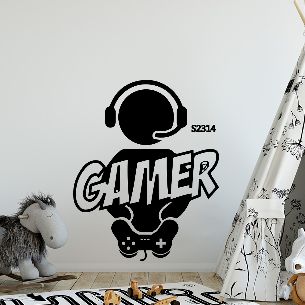 1 قطعة ألعاب جدار ملصق فني للأ - مراجعة Gaming Console Handle وسعره