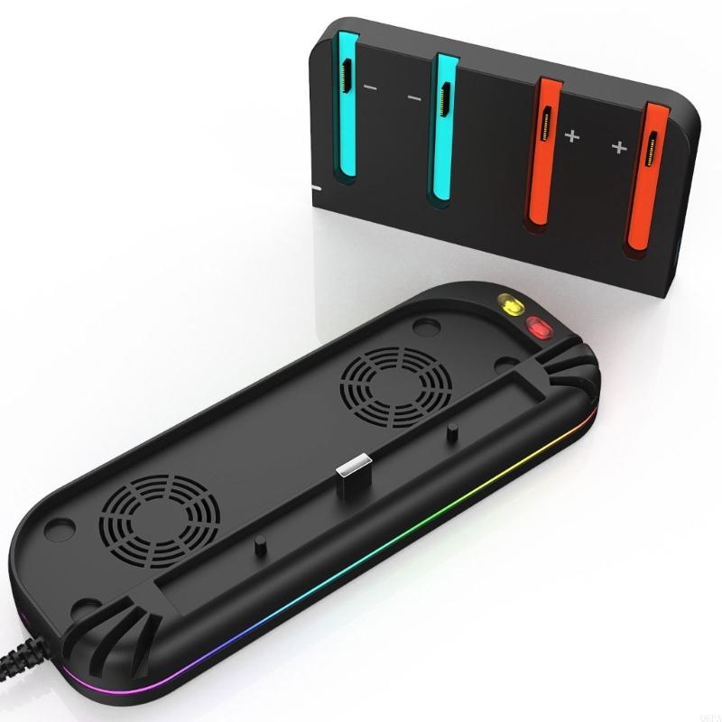 Q6PA مروحة قاعدة محمولة وشواحن - مراجعة Gaming Console Design وسعره