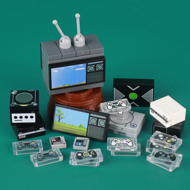 MOC لعبة وحدة التحكم نموذج الك - مراجعة Gaming Console Lego وسعره
