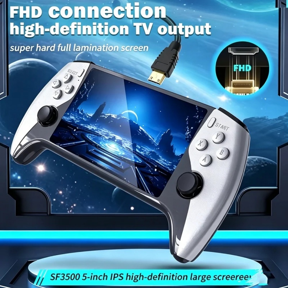 جهاز ألعاب محمول SF3500 بشاشة  - مراجعة Gaming Console Buttons وسعره
